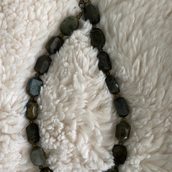 Labradorite Statement Necklace - Picture 9 of 9